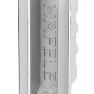 Відповідна планка до замка Hafele FORTY NG 55,2 x 15,7 мм пластик, хром матовий (Німеччина)