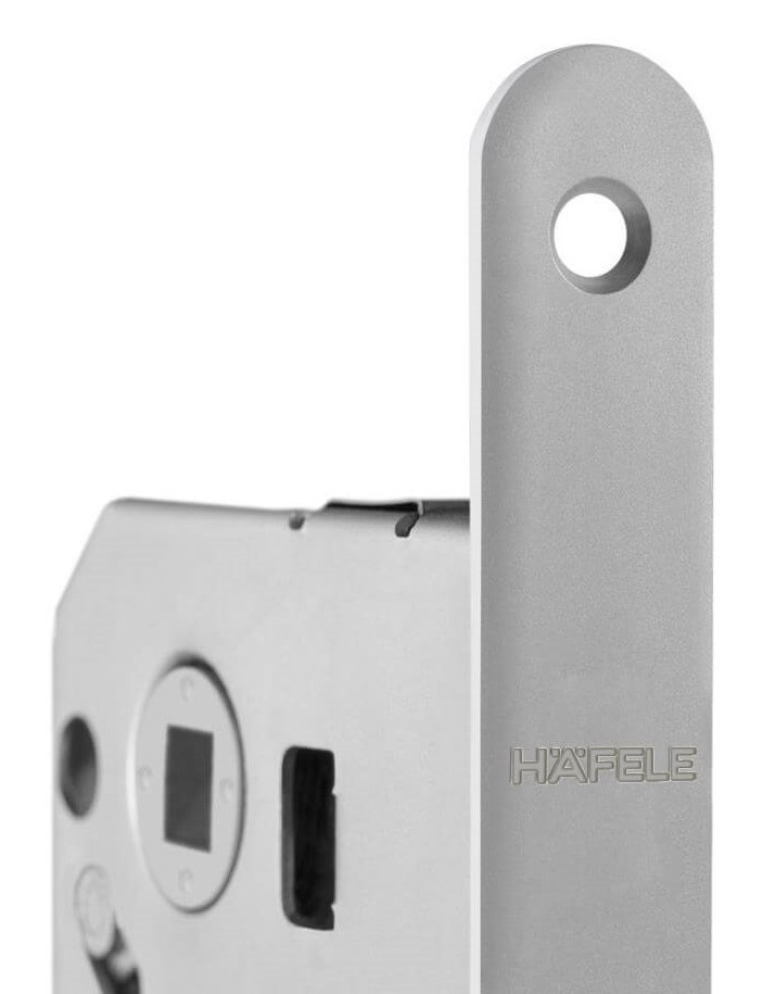 Міжкімнатний магнітний замок Hafele FORTY NG WC 18 x 196 мм 8/8 мм хром матовий (Німеччина)
