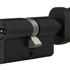 Циліндр дверний MUL-T-LOCK MTL300 ключ/тумблер чорний, 3 ключі (Ізраїль) 105 мм 45х60Т