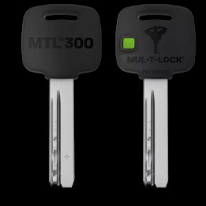 Бланк ключа MUL-T-LOCK 586C Horizontal для циліндра MTL300, чорний (Ізраїль)