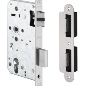 Врізний дверний замок JNF 990 IN.20.995.R.60 під PZ 60/72 сатин (Португалія)