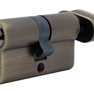 Циліндр замка KEDR ZINK ZCAB ключ/тумблер 5 кл., антична бронза (Китай) 70 мм 35x35Т