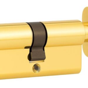 Циліндр KEDR ZINK ZC ключ/тумблер 5 кл., латунь полірована (Китай) 70 мм 35x35Т