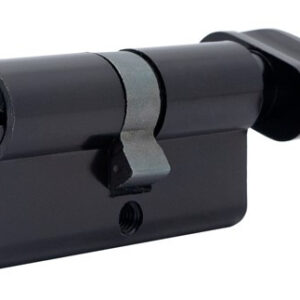 Циліндр дверний KEDR ZINK ZCBM ключ/тумблер 5 кл., чорний матовий (Китай) 110 мм 55х55Т