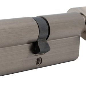 Циліндровий механізм KEDR ZINK ZCN ключ/тумблер 5 кл., нікель (Китай) 110 мм 55х55Т