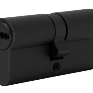 Циліндр дверний KEDR ZINK ZBM ключ/ключ 5 кл., чорний (Китай) 70 мм 35x35