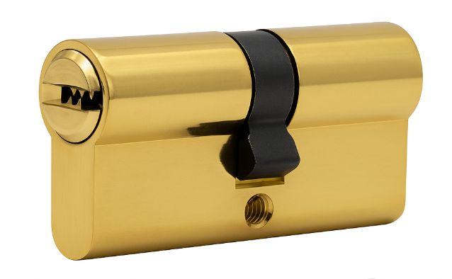 Циліндр KEDR ZINK Z ключ/ключ 5 кл., золото (Китай)