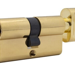 Циліндровий механізм KEDR BRASS ZCG ключ/тумблер 5 кл., полірована латунь (Китай)