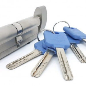 Циліндр для дверей KEDR GWK GSM5000 ZCN ключ/тумблер нікель (Китай)