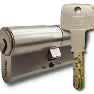 Циліндр для дверей KEDR GWK GSM7000 ZN ключ/ключ, нікель (Китай) 90 мм 45×45