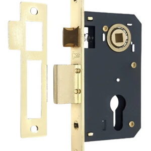 Механізм замка CLASS 9011 PB Small Square, BS40мм 61,5мм золото (Китай)
