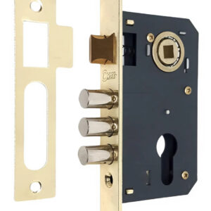 Замок основний CLASS 9011-3R PB Small Square, BS40 61,5мм золото (Китай)