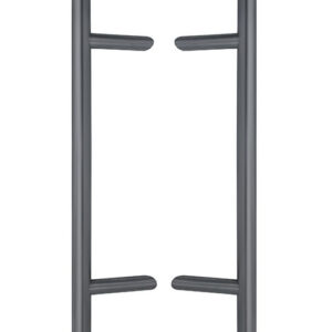 Двосторонні ручки-скоби ABARO Bali 45° D: 32 мм SS304 антрацит RAL 7016 (Україна) X=800/L=1000