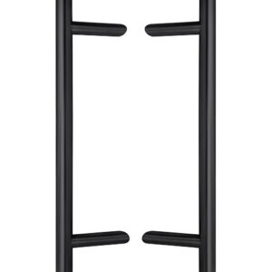 Ручки-скоби ABARO Bali 45° D:32 мм SS304 двосторонні, чорні RAL 9005 (Україна)