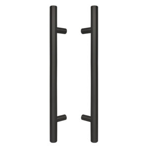 Двосторонні ручки-скоби ABARO Bali 90° D:32 мм SS304 чорний RAL 9005 (Україна)