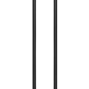 Двосторонні ручки-скоби ABARO Bali 90° D: 32 мм SS304 чорний RAL 9005 (Україна) X=1600/L=1800