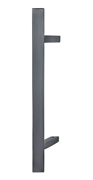 Ручка скоба одностороння ABARO Sydney 45° W:40*20mm SS 304 антрацит RAL 7016 (Україна)