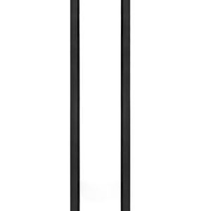 Ручки-скоби ABARO Sydney 45° W:40*20 mm SS 304 двосторонні, чорний RAL 9005 (Україна) X=1600/L=1800