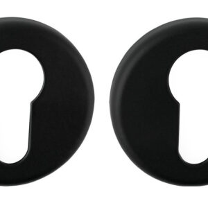 Накладки на циліндр PZ Almar круглі d50, чорний матовий (Італія)