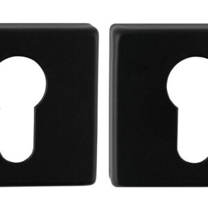 Накладка під циліндр PZ Almar, квадр. 50x50, чорний матовий (Італія)