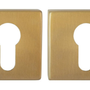 Накладка під циліндр PZ Almar, квадр. 50x50, латунь матова (Італія)