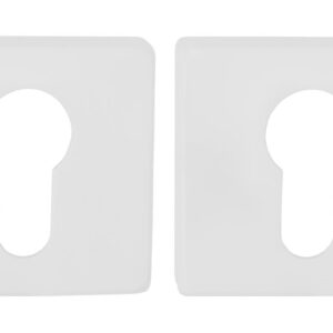 Накладка на циліндр PZ Almar, квадр. 50x50, білий матовий (Італія)