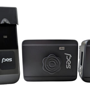 PES Gate чорний електромоторний замок для каліток