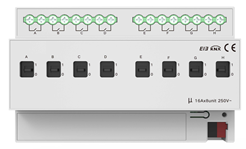 Модуль перемикачів KNX Akubela на 8 каналів, 16A (Китай)