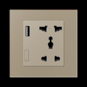 Розумна розетка Akubela ZigBee золота (Китай)