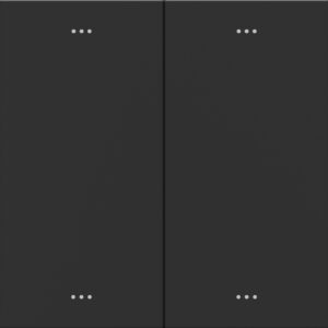 Вимикач Akubela, 4 канали, ZigBee, чорний (Китай)