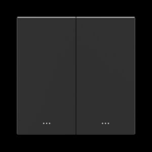 Вимикач Akubela 2 канали, ZigBee, чорний (Китай)