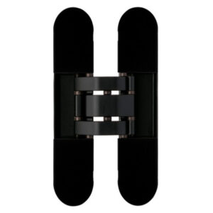 Прихована петля з ковпачками Otlav Invisacta IN235 23х120 пластиковий корпус, чорний матовий (Італія)